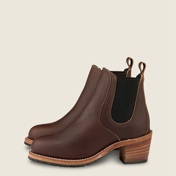 Heritage Støvler Dame - Red Wing Harriet - Heeled Oro-Iginal Læder - Mørkebrune - CZAHGR-165